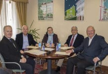 García Vázquez reuniuse cos anteriores alcaldes para tratar aspectos da celebración do 800 aniversario da cidade
