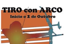 Curso de tiro con arco no pavillón IES As Mariñas