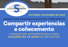 Listas de admitidos e admitidas no Programa de Formación Universitaria para Maiores de 50 anos