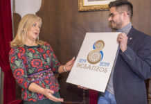 O concelleiro de Cultura, Andrés Hermida recibiu á Xunta de Goberno do Colexio de Graduados da Coruña e Ourense