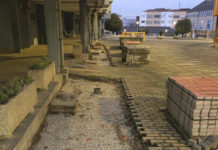 Obras de acondicionamento na urbanización da Condesa