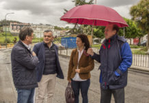 Concello e Fomento supervisan os últimos traballos de mellora da Ribeira