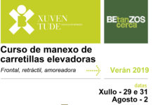 Curso de manexo de carretillas elevadoras