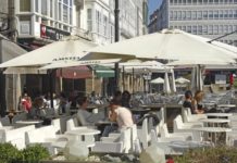 Betanzos facilitaralle a ampliación de terrazas aos hostaleiros e hostaleiras de forma “extraordinaria” nas zonas onde se dean condicións para facelo