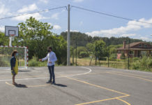 Renovación das pistas polideportivas de O Xuncaliño, As Minas e A Condesa