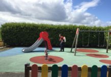Desinfección parques infantís