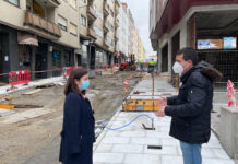 Betanzos inicia a última fase de renovación da rúa Pintor Seijo Rubio