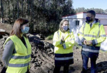 María Barral insiste ante a conselleira de Infraestruturas na necesidade de garantir fondos para asumir unha nova fase de mellora da planta de tratamento de auga de 1,7 millóns de euros