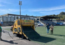 Betanzos renova o campo de herba artificial do Carregal cun céspede de última xeración