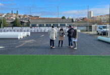 Betanzos instala a nova herba artificial de última xeración no campo do Carregal