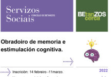 O Concello de Betanzos retoma a presencialidade no Obradoiro de Memoria e Estimulación Cognitiva e o amplía á zona rural.