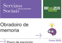 O Obradoiro de Memoria e Estimulación Cognitiva volve ao Concello de Betanzos tras as vacacións estivais.