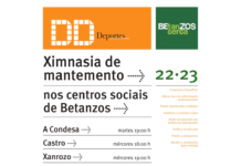 Ximnasia de mantemento nos centros sociais de Betanzos