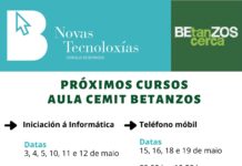 CEMIT de Betanzos organiza novas actividades para o mes de maio.