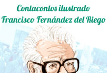 Contacontos ilustrados sobre Francisco Fernández del Riego no mes das Letras Galegas