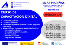 Cursos de capacitación dixital no IES As Mariñas