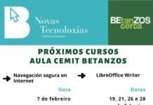 CEMIT de Betanzos organiza novas actividades para o mes de febreiro.