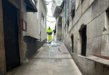 O Concello ampliará o programa de limpeza viaria a todo o centro histórico e os soportais para logo estendelo a todos os barrios da cidade