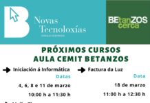 CEMIT de Betanzos organiza novas actividades para o mes de marzo.