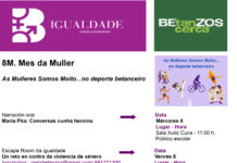 O Concello de Betanzos pon en marcha a campaña as mulleres somos moito…NO Deporte betanceiro
