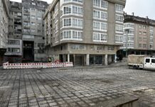 Betanzos restablece desde o sábado os aparcadoiros nas rúas da contorna á praza do Emigrante recolocando os vehículos afectados no propio aparcadoiro da praza e no subterráneo da García Naveira