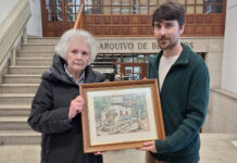 O museo das Mariñas recibe a doazón dun novo cadro de Rosina Martínez Barral