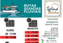 Betanzos recupera o programa de rutas turísticas polo Mandeo na embarcación municipal “Diana Cazadora”