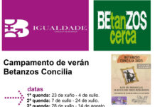 O campamento de verán Betanzos Concilia abre o prazo de inscrición o próximo luns 12 de maio.