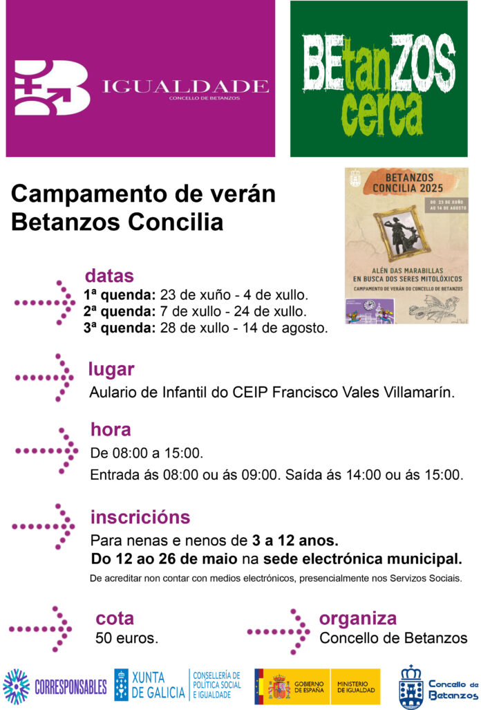 cartaz campamento verán 2025