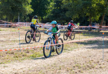 Máis de 300 nenos e nenas participaron onte na X MiniBtt organizada polo Club BTT Caimanes Betanzos