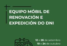 Unidade móbil de renovación e expedición do DNI