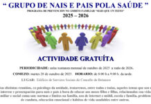 Nova edición da actividade “Grupo de nais e pais pola saúde”