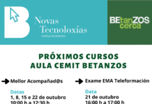 CEMIT de Betanzos organiza novas actividades para o mes de outubro