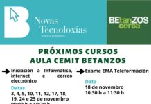 CEMIT de Betanzos organiza novas actividades para o mes de novembro
