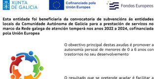 Recuncho do Servizo de Atención temperá para este mes de xuño.