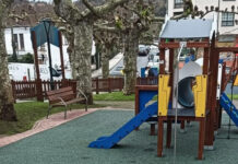 O Concello concluíu as obras de reposición de novos xogos infantís non parque Alfonso IX.