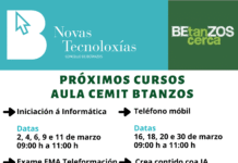 CEMIT de Betanzos organiza novas actividades para o mes de marzo