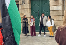 Concentración en Betanzos contra a guerra organizada pola Plataforma Parar a Guerra