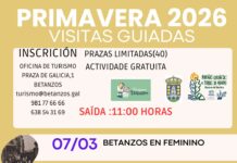 Actualización da programación de visitas guiadas “Primavera 2026” en Betanzos