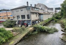 O Concello de Betanzos inicia unha actuación integral de limpeza e desbroce no tramo urbán do río Mendo