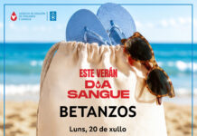 A unidade móbil de doazón de sangue estará en Betanzos, o día 20 de xullo na praza dos Irmáns García Naveira.