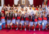 O Concello recibe ao equipo infantil feminino do Santo Domingo Betanzos polo seu ascenso á máxima categoría.