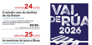 O Festival Vai de Rúa encherá Betanzos de teatro, circo e espectáculos familiares do 24 ao 26 de xullo