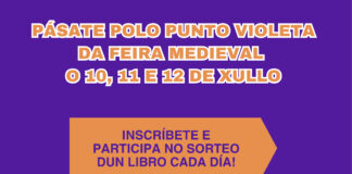 A Feira Franca Medieval de Betanzos contará cun punto violeta de información e sensibilización fronte ás agresións sexuais.